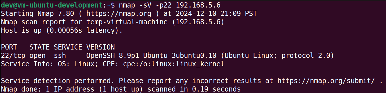 wireshark view of ssh